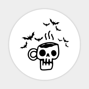 Spooky Halloween Coffee Magnet